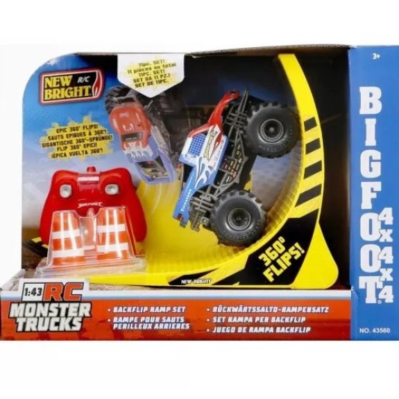 New bright rc monster jam hot sale 360 ramp